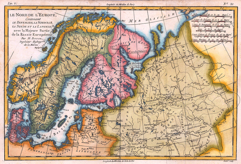 Noord Europa 1760 Bonne